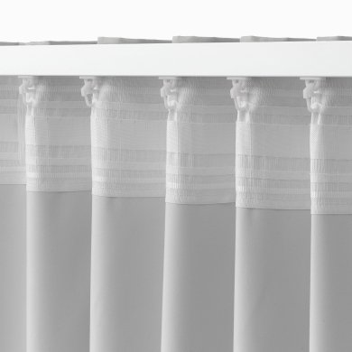 IKEA Штора BRUKSVARA 140х250 см Сірий (ИКЕА БРУКСВАРА) 10574248 фото - 7