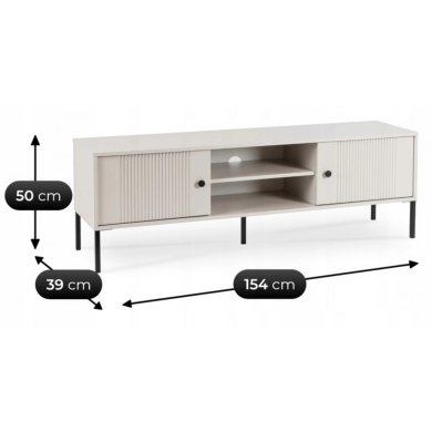 Тумба под ТВ Mebel Elit SOFT Кашемир W.ISEO/IS01/KASZ/N.CZ/U.CZ/RTV фото - 9