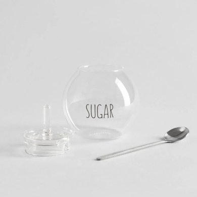 Сахарница Homla LIVEN 320 мл Прозрачный 237272 фото - 2