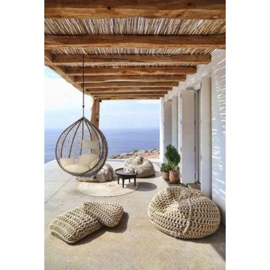 Підвісне крісло-кокон Corciano AMBER Коричневий 5901721053328 фото - 10