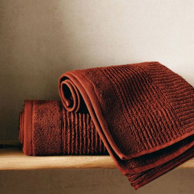 Рушник для тіла Homla NALTIO 70x130 см Бордовий 213416 фото - 4