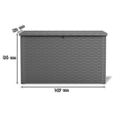 Садовый ящик Keter JAVA 850 л Коричневый 236040-1 фото - 3