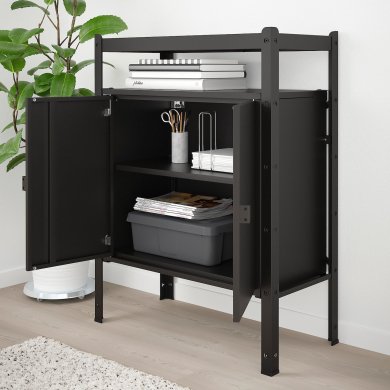 IKEA Каркас стеллажа BROR Черный (ИКЕА BROR) 00333278 фото - 2