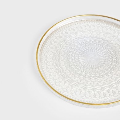 Тарілка Homla VITRIO 21 см Прозорий 234087 фото - 3