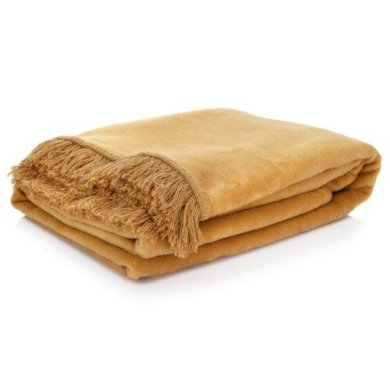 Плед Duka FLUFFIG 150x200 см Горчичный 1219333