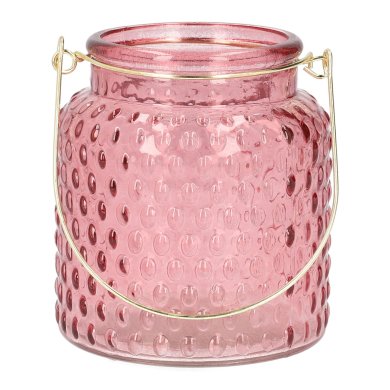 Фонарь Homla FIG 10x11 см | Розовый 162664