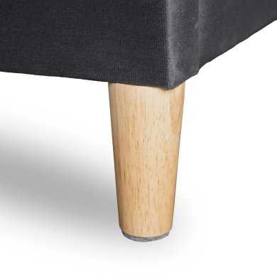 Кровать Mebel Elit NICEA Welur 160x200 см Серый - 6 Кровать Mebel Elit NICEA Welur 160x200 см Серый ME.NICEA/160/P/V/LOZ фото - 6