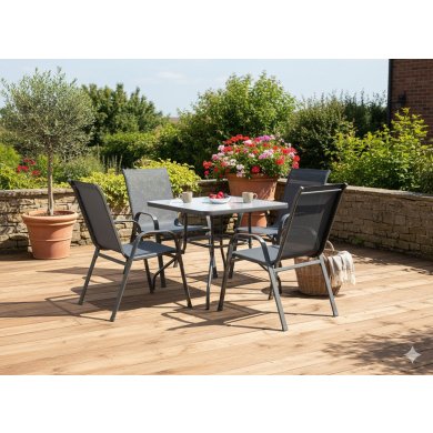 Комплект садових меблів Garden Line RANG 2 Сірий TIH3384 фото - 5