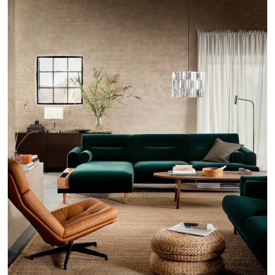 IKEA Крісло м'яке поворотне HAVBERG Коричневий (ИКЕА ХАВБЕРГ) 70515109 фото - 6