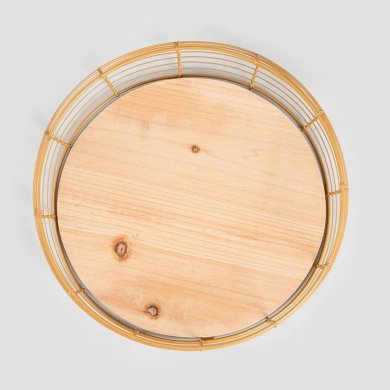 Корзина Homla SANDIA 33x13 см Золотой 237120 фото - 3