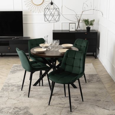 Розкладний обідній стіл Mebel Elit LUGO Горіх - 8 Розкладний обідній стіл Mebel Elit LUGO Горіх ME.LUGO/O/CZ/S фото - 8