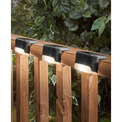 Набор светильников на солнечной батарее Garden Line LINUS 4 шт Черный SOL3729-1 фото - 4