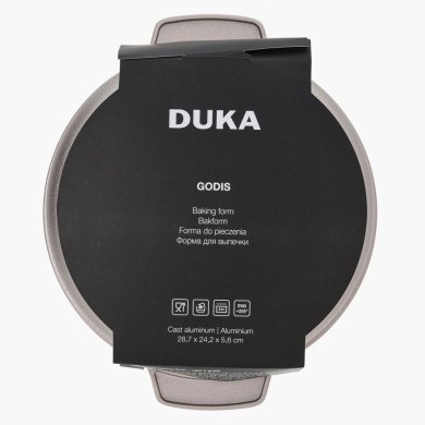Форма для випікання Duka GODIS 23 см | Золотистий алюміній 2221274 фото - 4