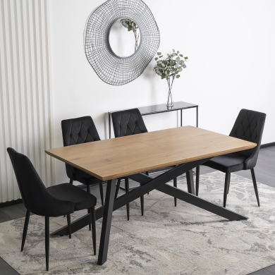 Розкладний обідній стіл Mebel Elit HAMILTON Дуб золотий - 9 Розкладний обідній стіл Mebel Elit HAMILTON Дуб золотий ME.HAMILTON/D/S фото - 9