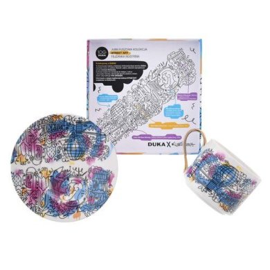 Чашка з блюдцем Duka Street Art Nostrina | Принт 2220467 фото - 2
