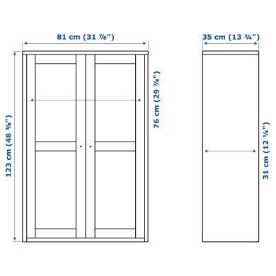 IKEA Витрина HAVSTA (ИКЕА ХАВСТА) 30388636 фото - 7