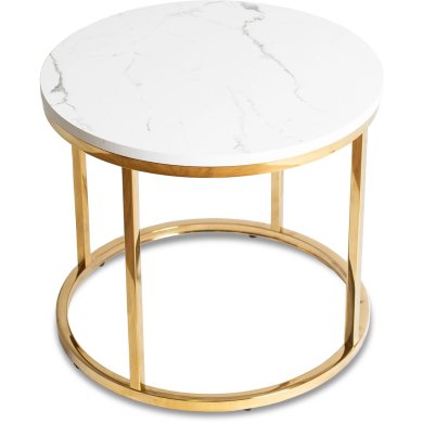 Журнальний стіл Mebel Elit CLIFF Marmur Білий - 3 Журнальний стіл Mebel Elit CLIFF Marmur Білий ME.CLIFF/M/ZL/L фото - 3