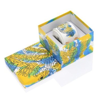 Чашка з блюдцем Duka Street Art Mathsoma | Принт 2220461 фото - 2