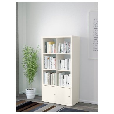 IKEA Стеллаж KALLAX Белый (ИКЕА КАЛЛАКС) 99017186 фото - 9