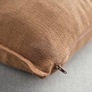 IKEA Декоративная наволочка LAGERPOPPEL 40x58 см Коричневый (ИКЕА ЛАГЕРПОПЕЛЬ) 90561807 фото - 4