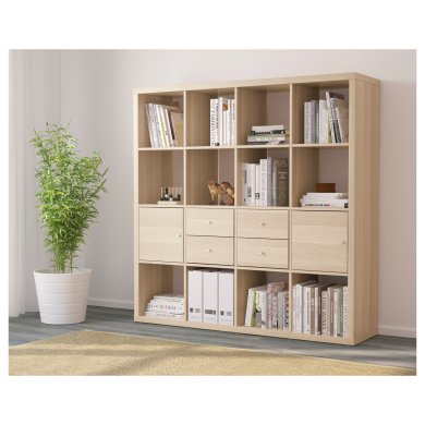 Стеллаж KALLAX Дуб - 3 IKEA Стеллаж KALLAX Дуб (ИКЕА КАЛЛАКС) 19197596 фото - 3