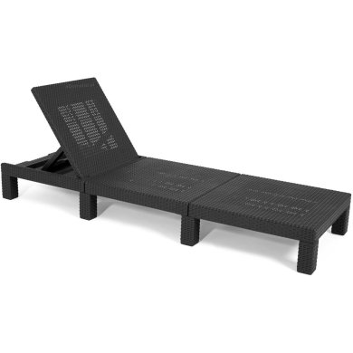 Складаний шезлонг Keter DAYTONA DELUXE Графіт 252223 фото - 5