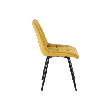 Обідній комплект меблів Mebel Elit HARRY RIO | Дуб крафт / Чорний / Гірчичний HARRY/DC/CZ/S/RIO/CU/V/Z4/K фото - 5