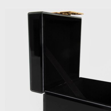 Скринька для прикрас Homla CARNIVAL 12,5x12,5x8 см Чорний - 5 Скринька для прикрас Homla CARNIVAL 12,5x12,5x8 см Чорний 237523 фото - 5