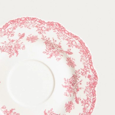 Чашка з блюдцем Homla LOURRY 200 мл Червоний 242170 фото - 3