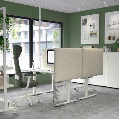 IKEA Письмовий стіл MITTZON Білий (ИКЕА МИЦОН) 99513954 фото - 9