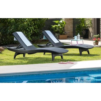 Шезлонг Keter PACIFIC Графит 230674 фото - 7