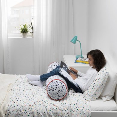 IKEA Комплект постельного белья MOJLIGHET 150x200 см Принт (ИКЕА MÖJLIGHET) 10423688 фото - 14