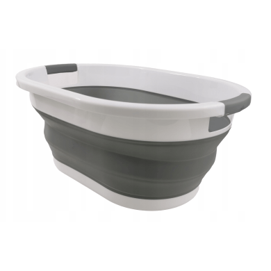 Складаний кошик для білизни Kontrast 24 л Білий Kuc000028 фото - 2