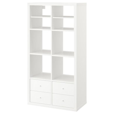 IKEA Стелаж KALLAX Білий (ИКЕА КАЛЛАКС) 19552893 фото - 4