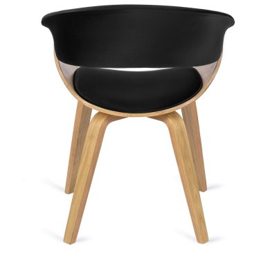 Обідній стілець Mebel Elit GARY Welur Чорний - 4 Обідній стілець Mebel Elit GARY Welur Чорний ME.GARY/CZ/DZ/V/DG/K фото - 4