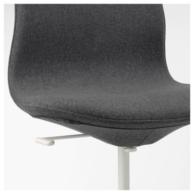 IKEA Офісне крісло LANGFJALL Темно-сірий (ИКЕА ЛАНГФЬЯЛЛЬ) 49252384 фото - 2
