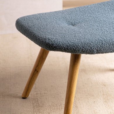 Підставка для ніг Homla MOSS TEDDY BOUCLE Блакитний - 6 Підставка для ніг Homla MOSS TEDDY BOUCLE Блакитний 213792 фото - 6