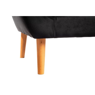 Диван Signal MOLLY Welur 2 Черный - 2 Диван Signal MOLLY Welur 2 Черный MOLLY2V19CZ-buk фото - 2