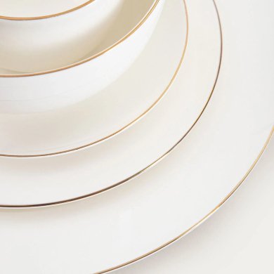 Десертна тарілка Homla AUROO 19 см Білий 243443 фото - 5