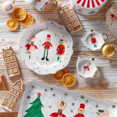 Десертна тарілка Homla LICOLA 21 см Принт 232458 фото - 4