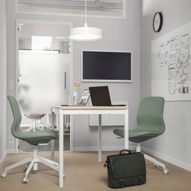 IKEA Офисное кресло LANGFJALL Зеленый (ИКЕА ЛАНГФЬЯЛЛЬ) 99506067 фото - 4