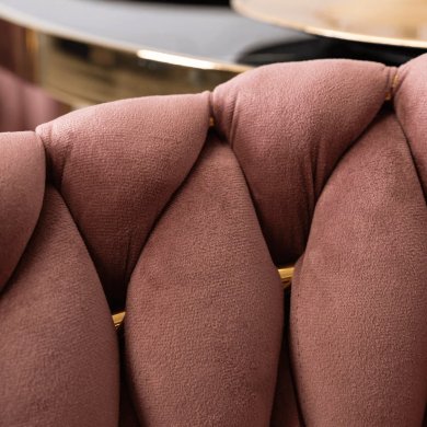 Обідній стілець Mebel Elit CAPI Welur Рожевий ME.CAPI/R/ZL/V/K фото - 8