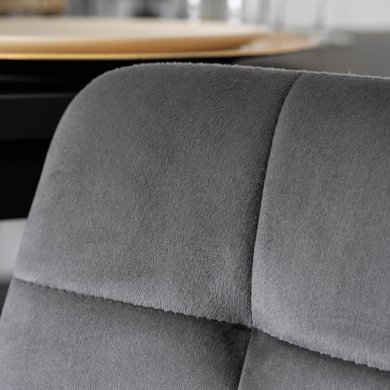 Барный стул Mebel Elit ARIEL Welur Серый - 9 Барный стул Mebel Elit ARIEL Welur Серый ME.ARIEL/P/ZL/V/H фото - 9