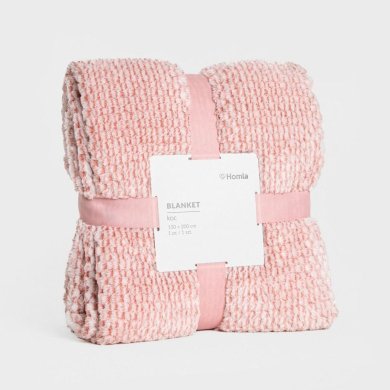 Плед Homla GALEN 150x200 см Розовый 240136 фото - 5