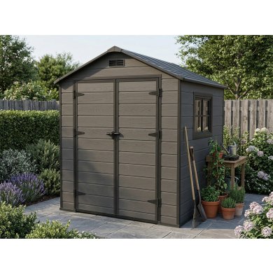 Садовий будиночок Garden Line STORVEN 182x181x219 см Чорний DOR3457 фото - 3