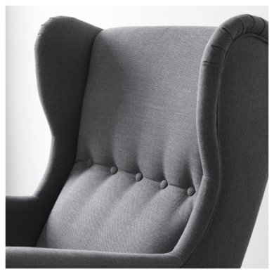 Кресло мягкое STRANDMON Темно-серый - 14 IKEA Кресло мягкое STRANDMON Темно-серый (ИКЕА СТРАНДМОН) 20343224 фото - 14