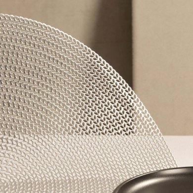 Сервировочный коврик Homla SKINE 38 см Серебристый 163561 фото - 6