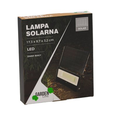 Світильник на сонячній батареї Garden Line LED 20 Вт Чорний SOL2745 фото - 5