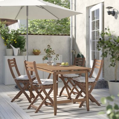 IKEA Комплект садовой мебели ASKHOLMEN Дерево (ИКЕА АСХОЛЬМЕН) 29575318 фото - 6