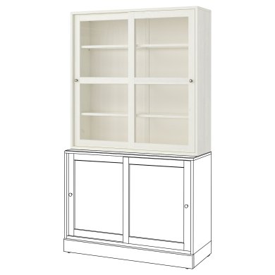 IKEA Вітрина HAVSTA (ИКЕА ХАВСТА) 30422174 фото - 2